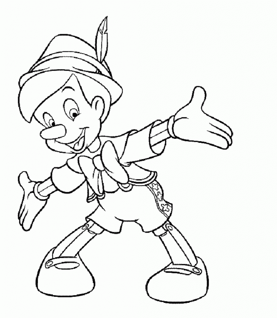 Free Pinocchio Coloring Pages