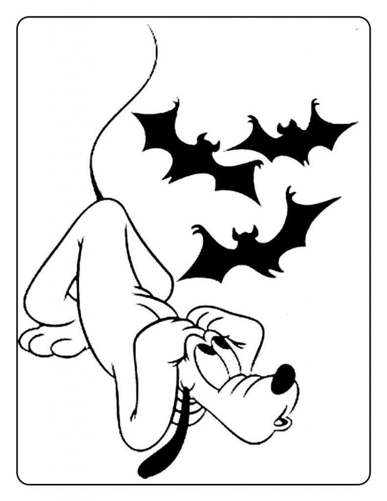 Free Pluto Coloring Pages