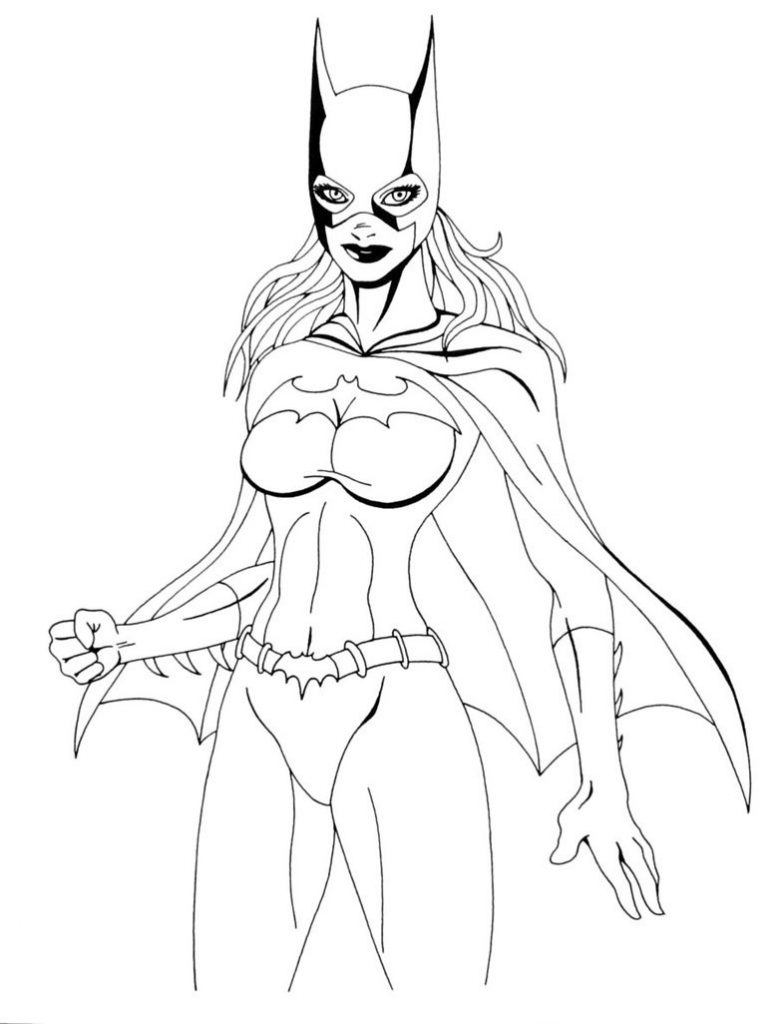 Free Printable Batgirl Coloring Pages For Kids