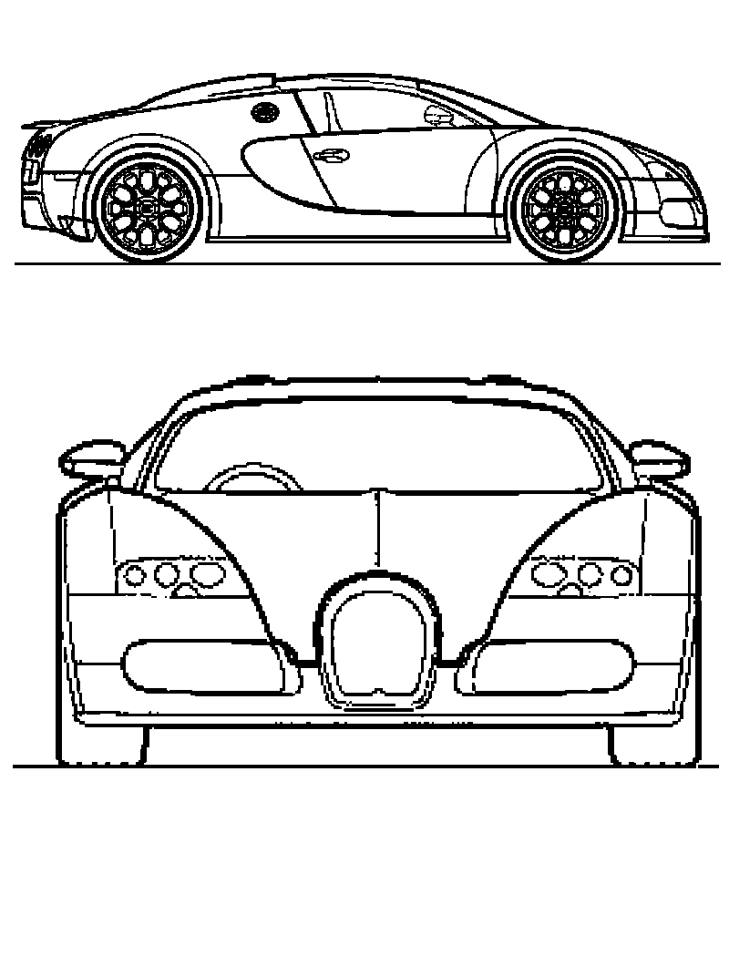 Free Printable Bugatti Coloring Pages For Kids