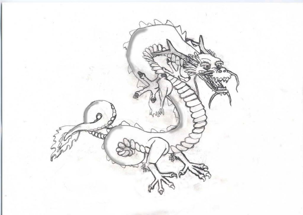 Free Printable Chinese Dragon Coloring Pages