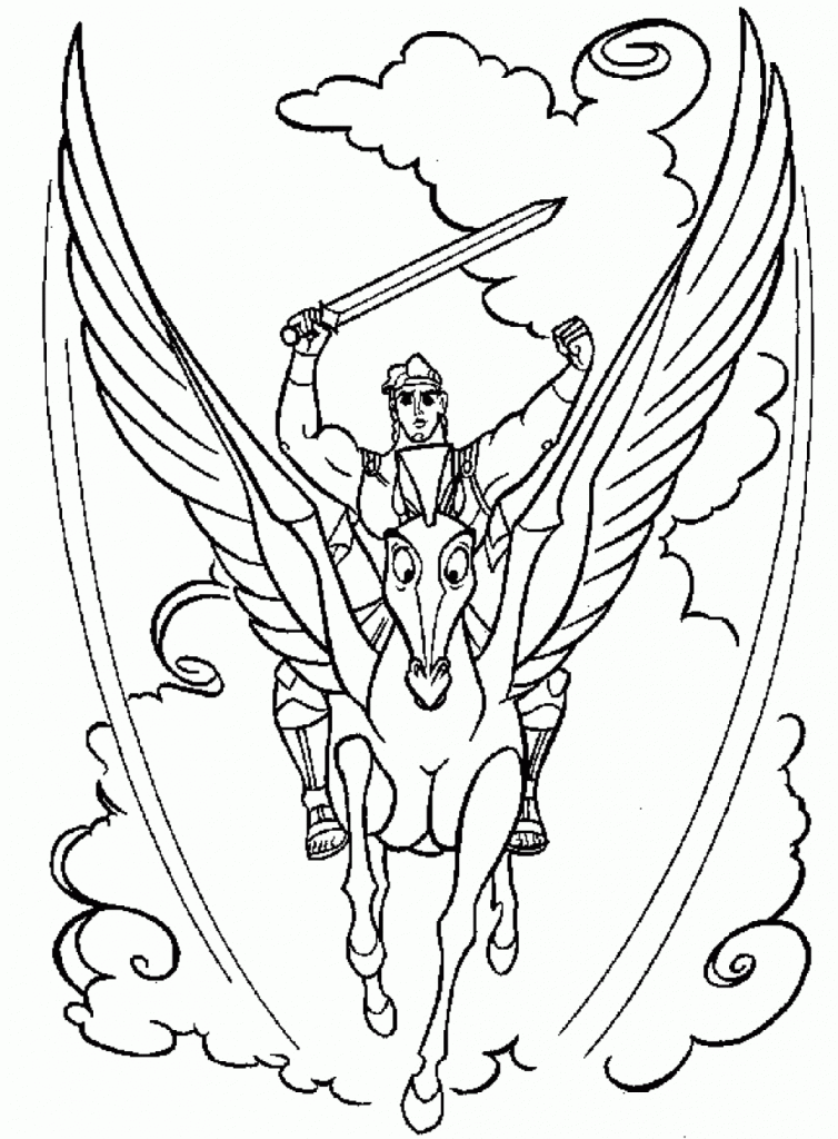 Free Printable Hercules Coloring Pages