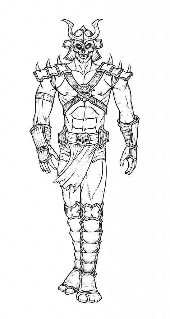 Free Printable Mortal Kombat Coloring Pages