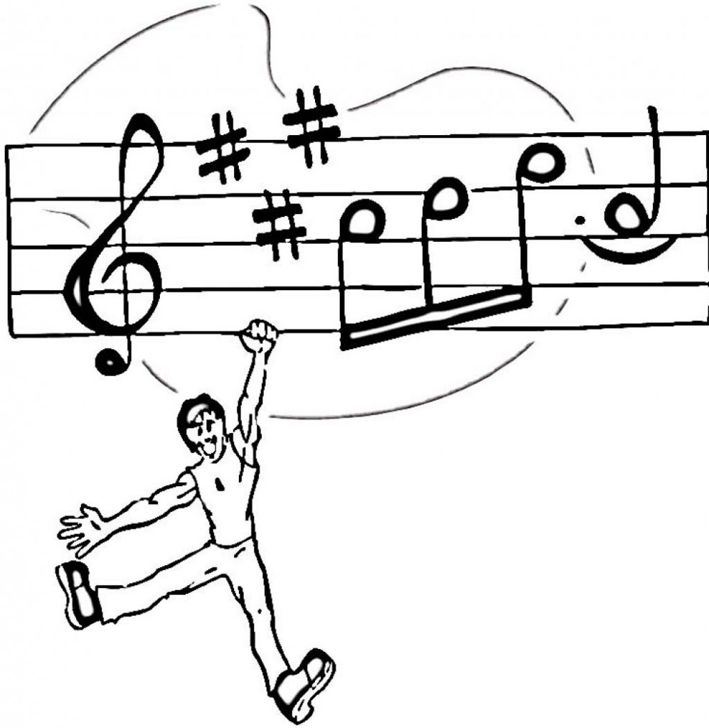 Free Printable Music Note Coloring Pages