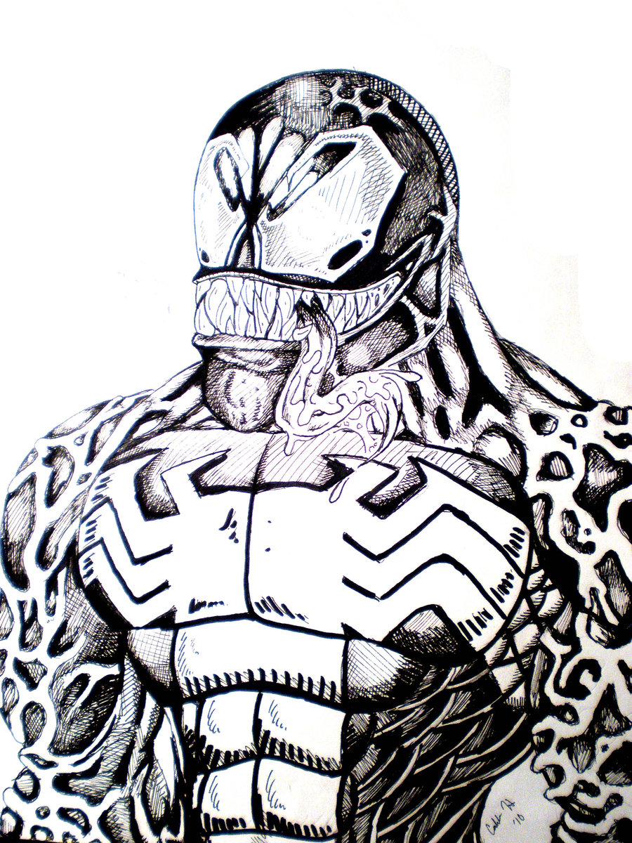 Venom Printable Coloring Pages Printable World Holiday