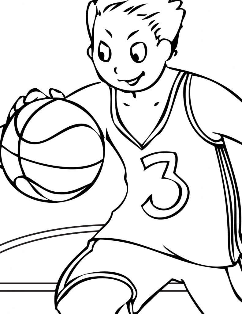 Free Volleyball Coloring Pages