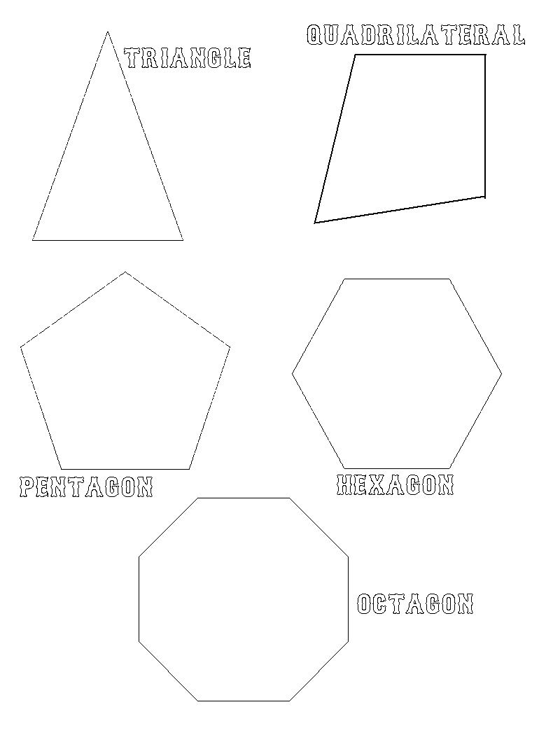 Free Printable Shapes Coloring Pages For Kids