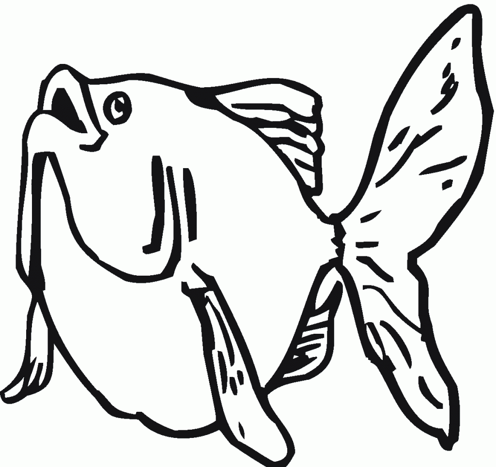 Goldfish Coloring Pages Pictures