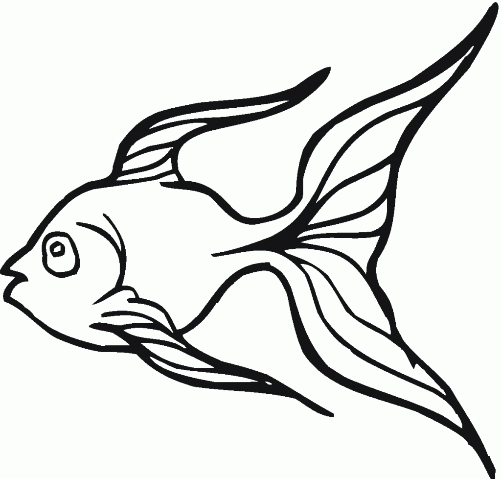 Goldfish Coloring Pages To Print