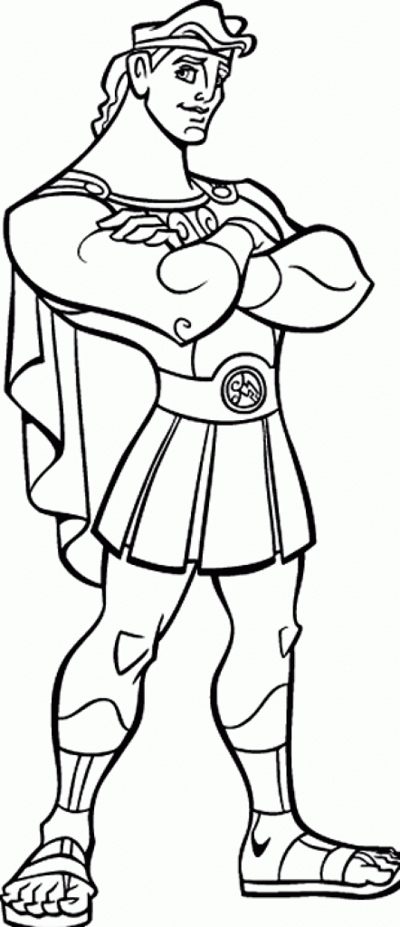 Hercules Coloring Page