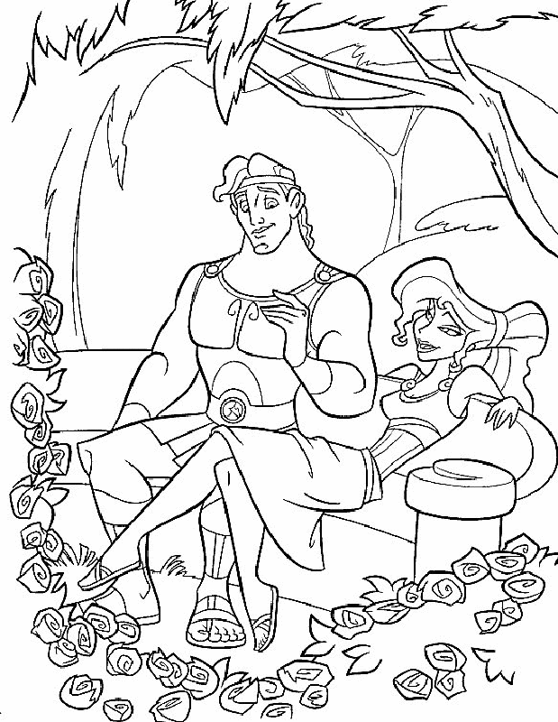 Hercules Coloring Page For Kid