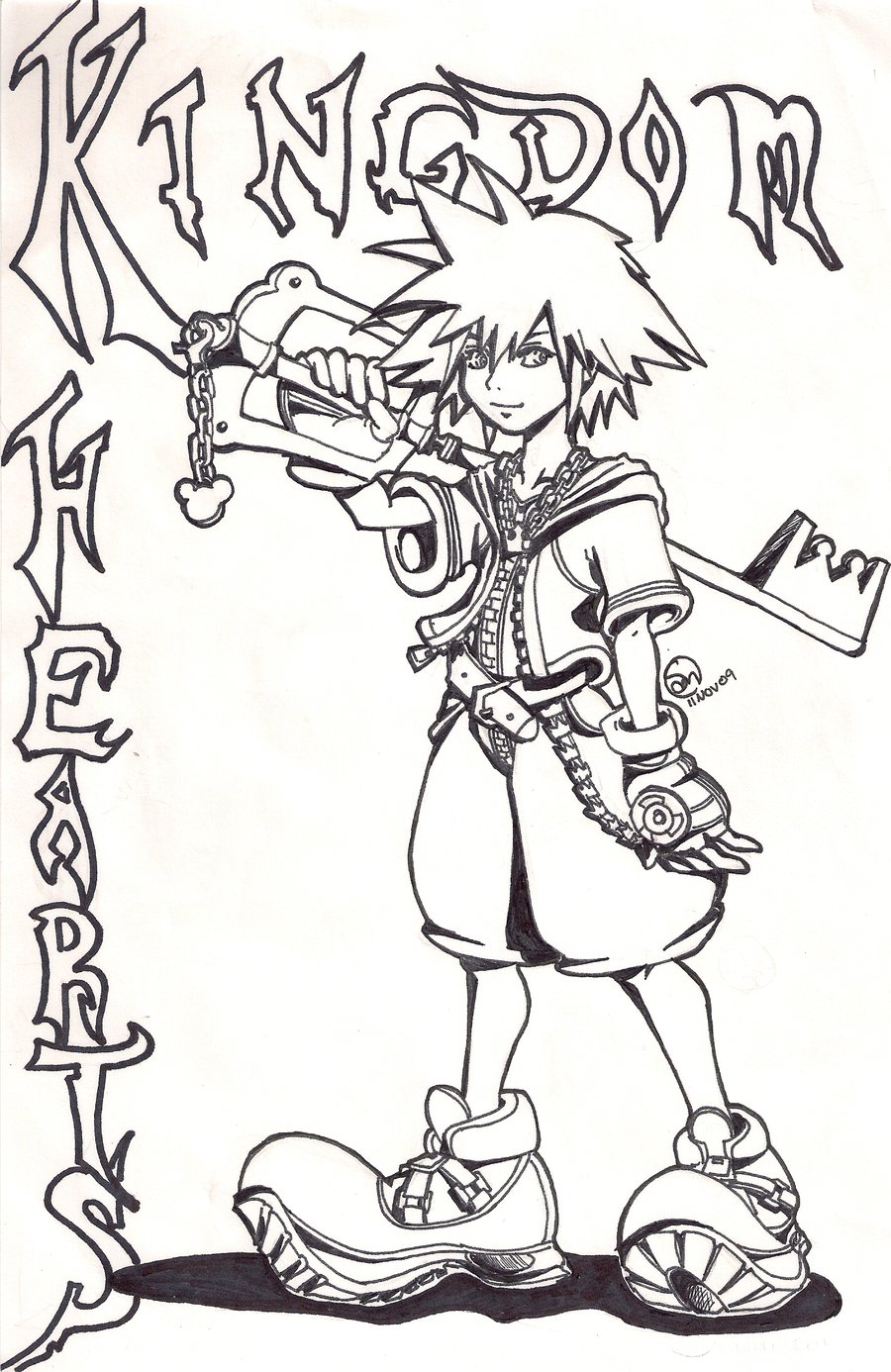 Kingdom Hearts Coloring Pages Sora 25 Interesting Kingdom Hearts 