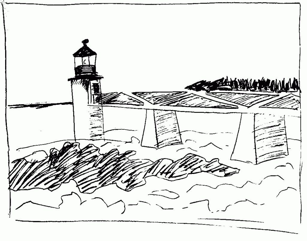 Lighthouse Coloring Page Pictures