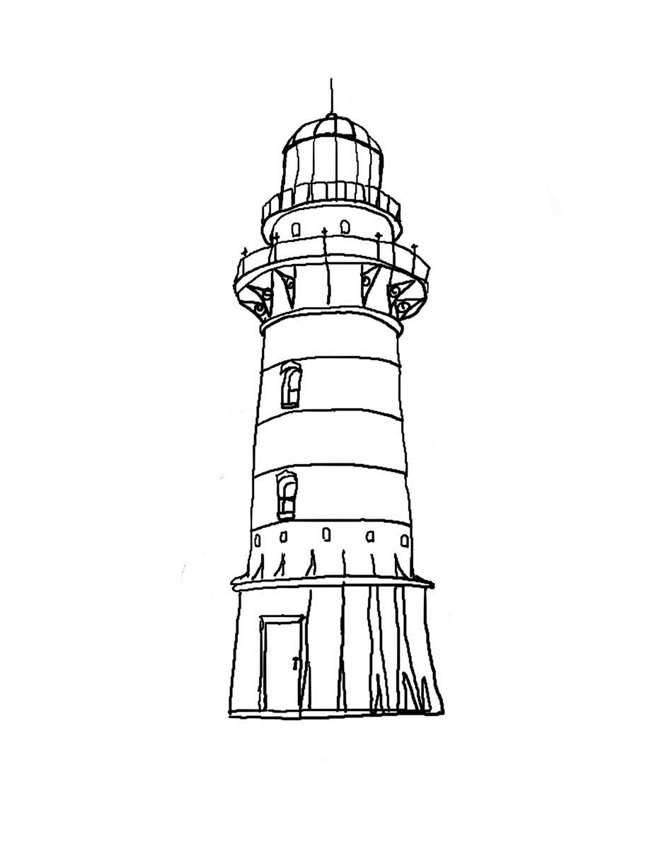 Download Free Printable Lighthouse Coloring Pages For Kids