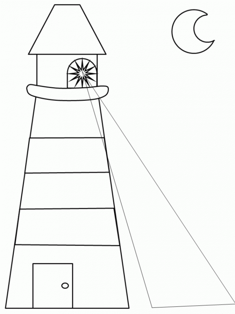 Lighthouse Coloring Pages Pictures