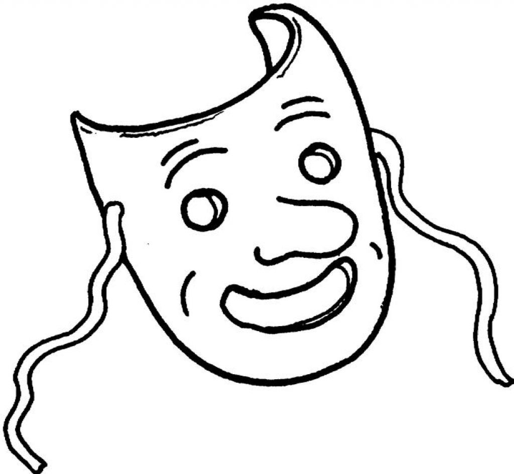 Mask Coloring Pages Free Printable