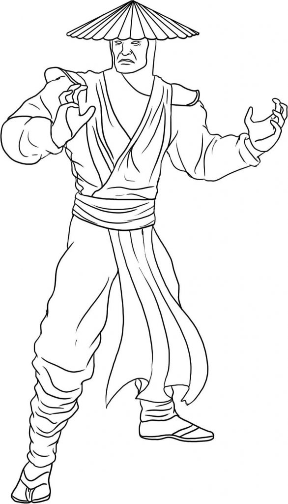 Free Printable Mortal Kombat Coloring Pages For Kids