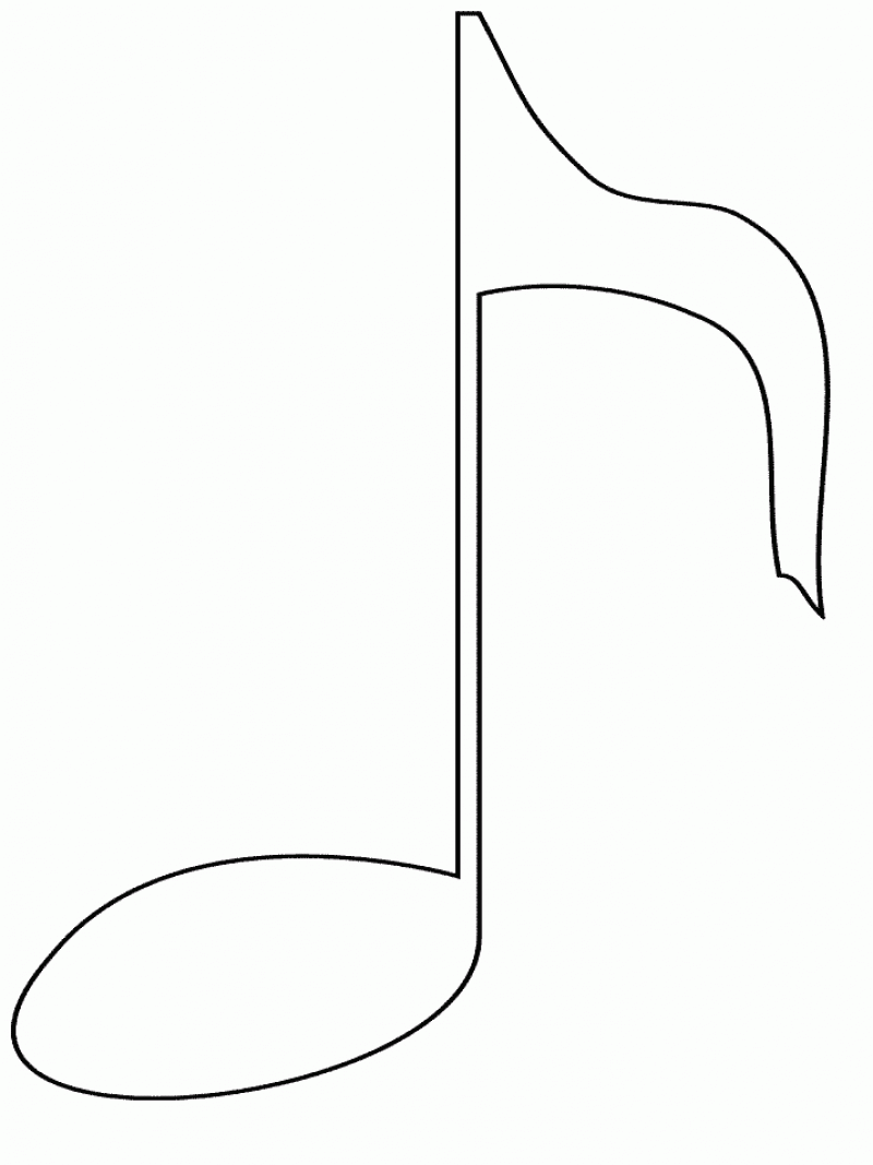 Music Notes Coloring Pages 2