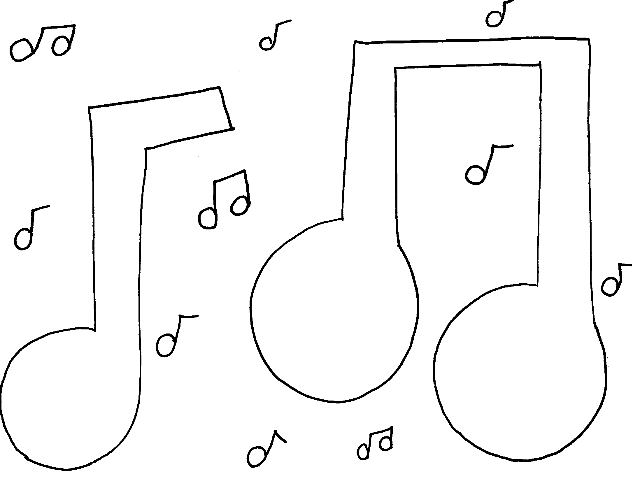 Soulmetalpodcast Easy Music Note Coloring