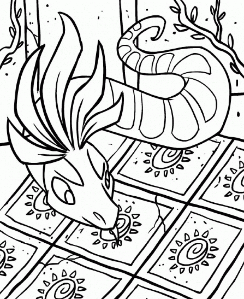 Neopets Coloring Page