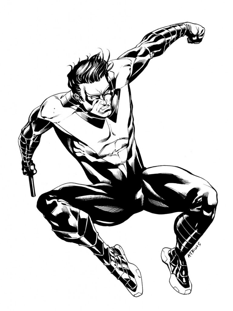 Nightwing Coloring Pages