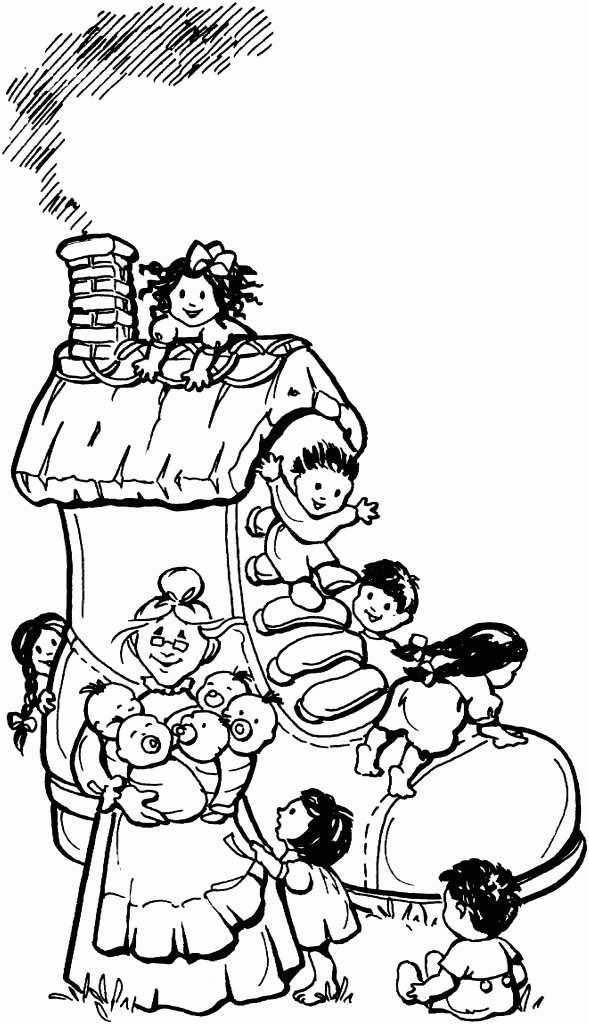 Nursery Rhymes Coloring Pages To Print