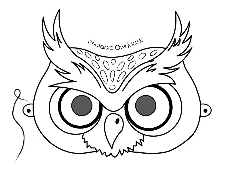 Download Free Printable Mask Coloring Pages For Kids