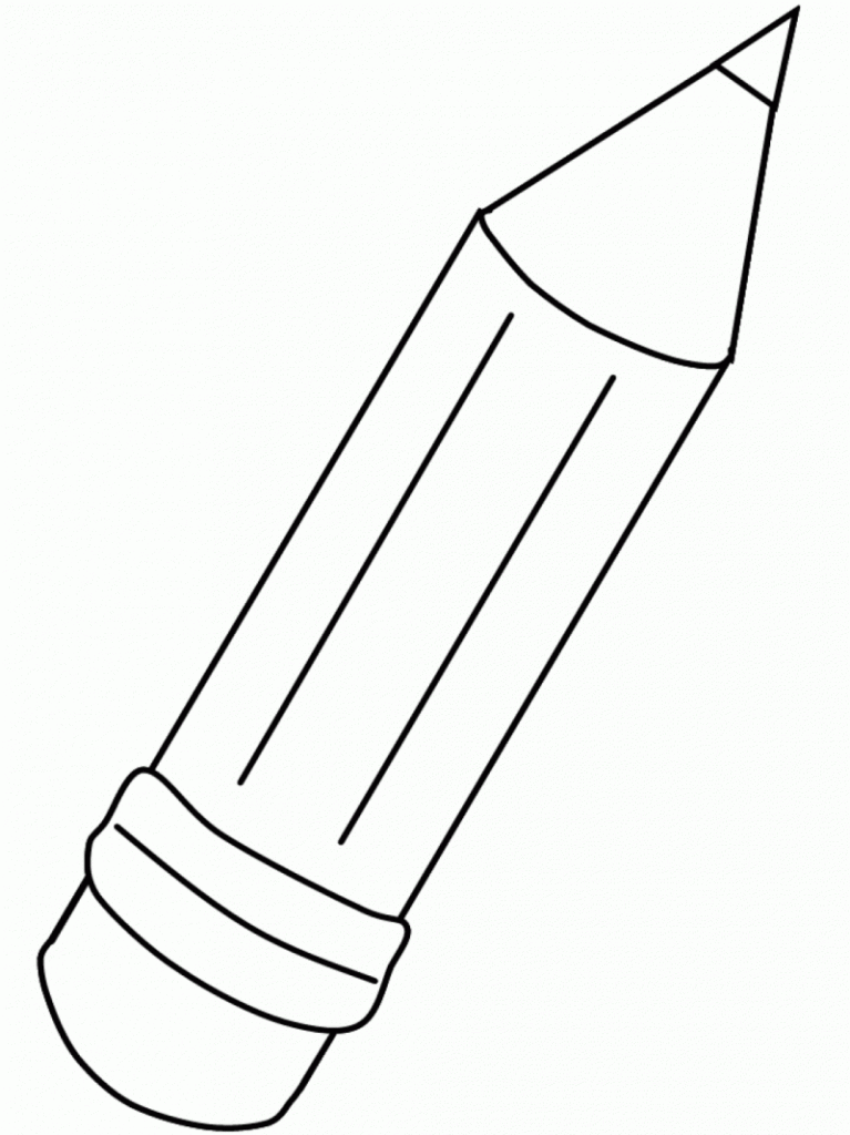 Pencil Coloring Pages Images