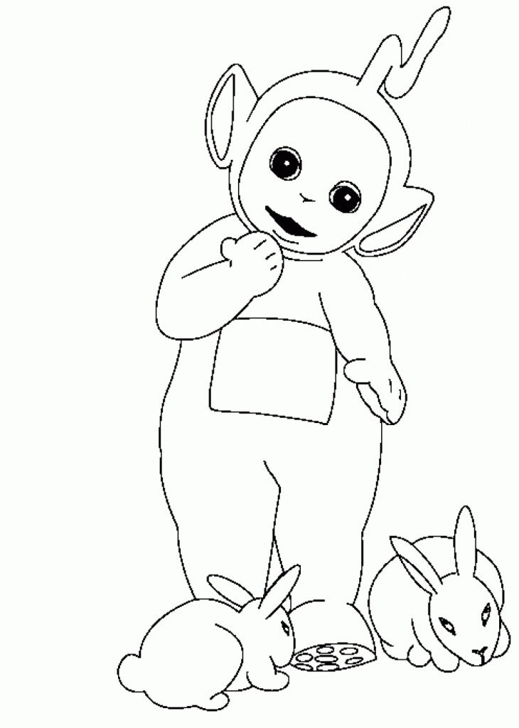 Pictures of Teletubbies Coloring Pages