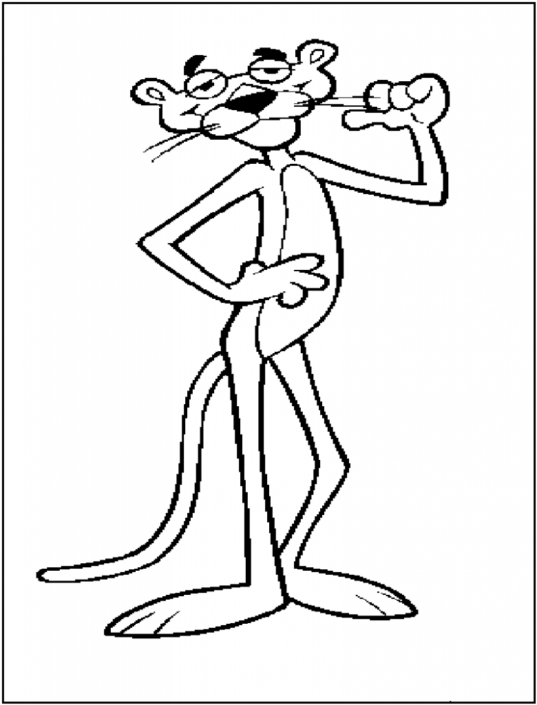 Pink Panther Coloring Pages To Print