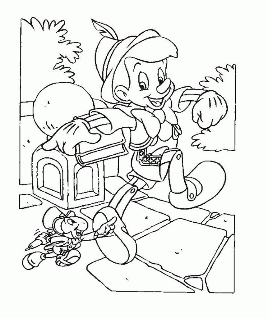 Pinocchio Coloring Pages Images