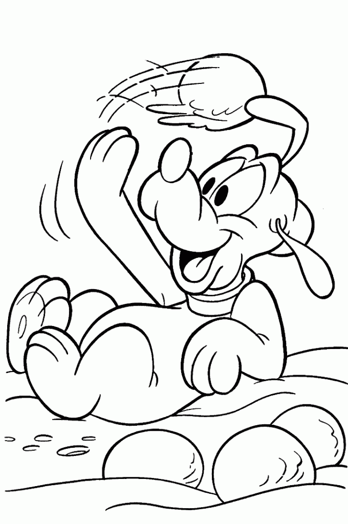 Pluto Coloring Page