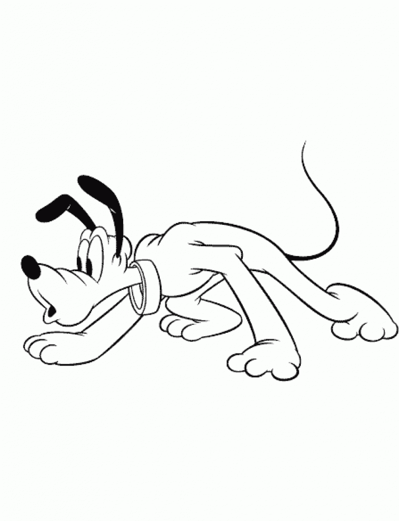 Pluto Coloring Pages Photos