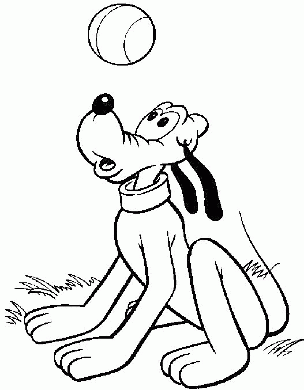 Pluto Disney Coloring Pages Pluto Disney Coloring Pages