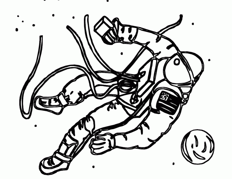 Free Printable Astronaut Coloring Pages For Kids