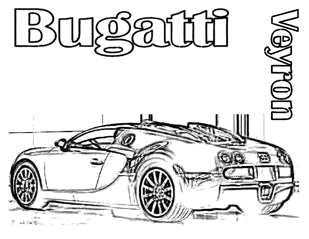Bugatti Coloring Pages Printable