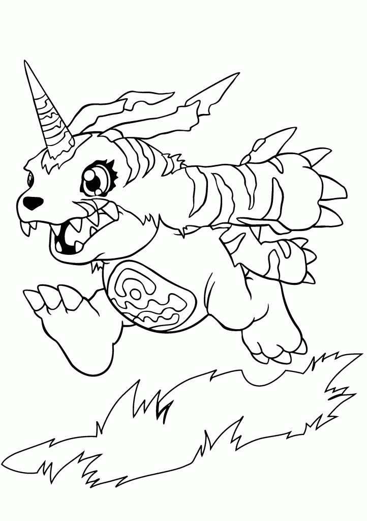 Printable Digimon Coloring Pages