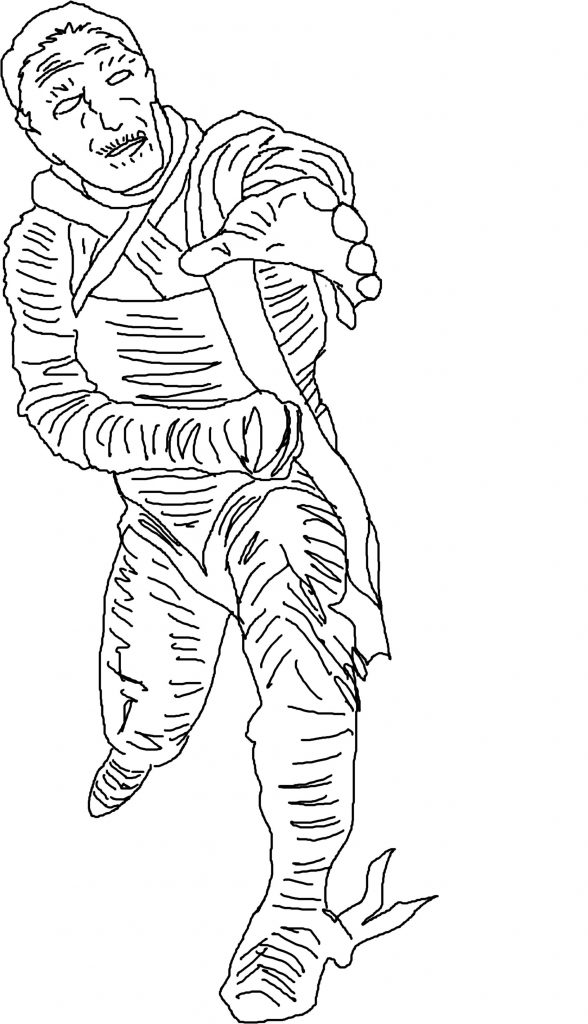 Printable Mummy Coloring Pages