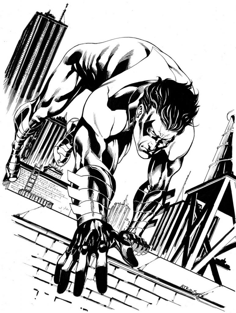 Printable Nightwing Coloring Pages