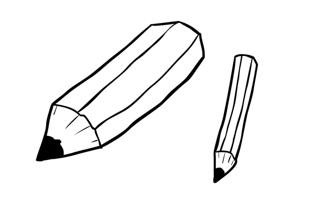 Printable Pencil Coloring Pages