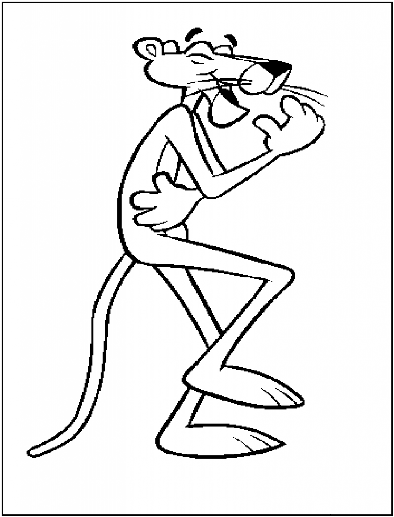 Printable Pink Panther Coloring Pages For Kids