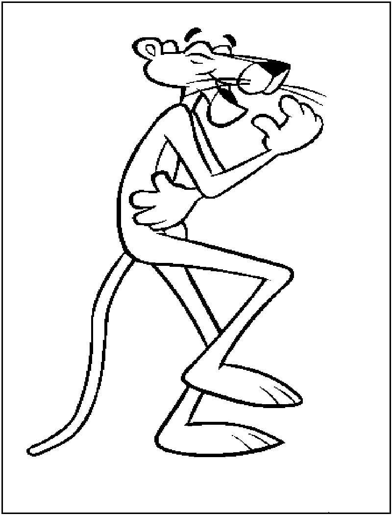 Pink Panther Coloring Pages 6