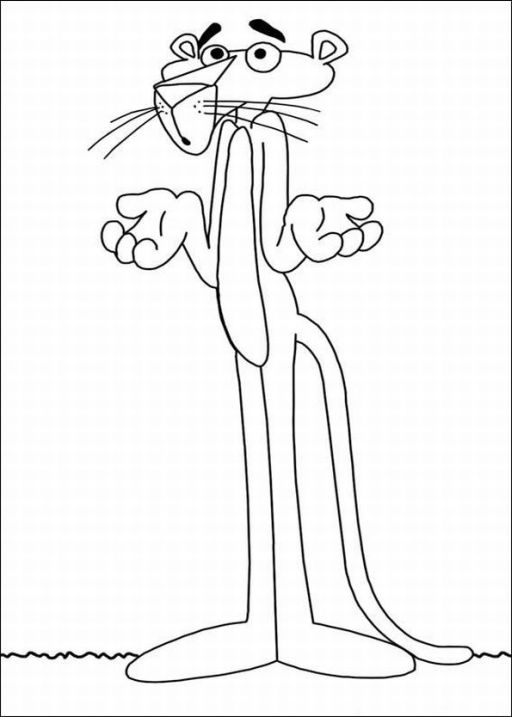 Download Free Printable Pink Panther Coloring Pages For Kids