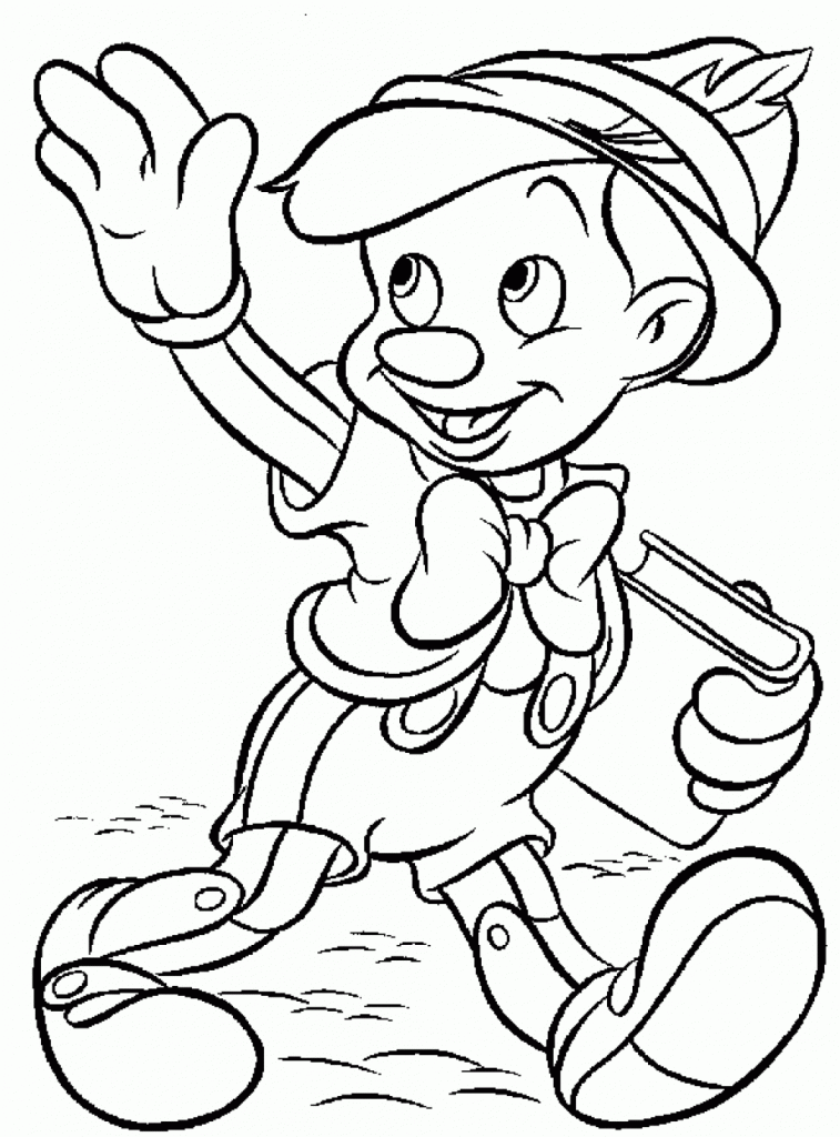 Printable Pinocchio Coloring Pages