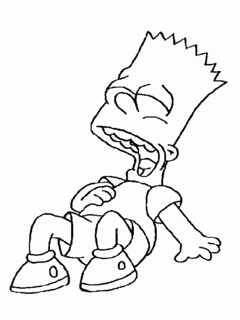 Printable Simpsons Coloring Pages