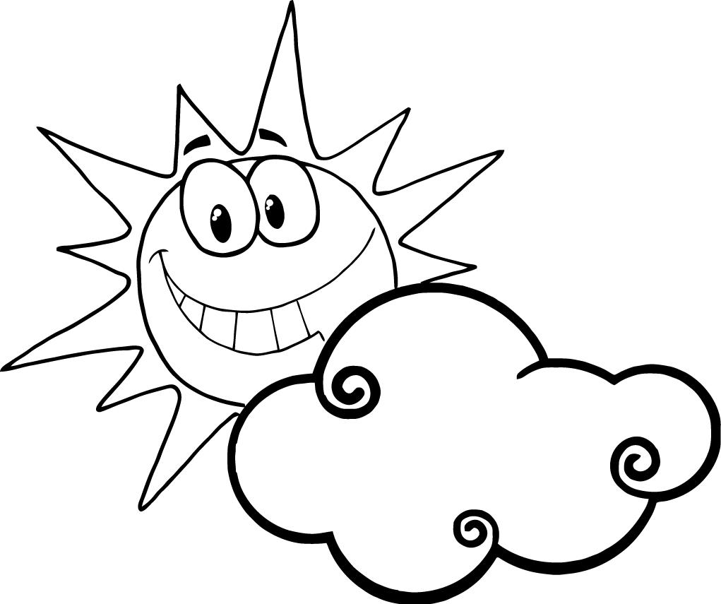 Printable Smiley Face Coloring Pages