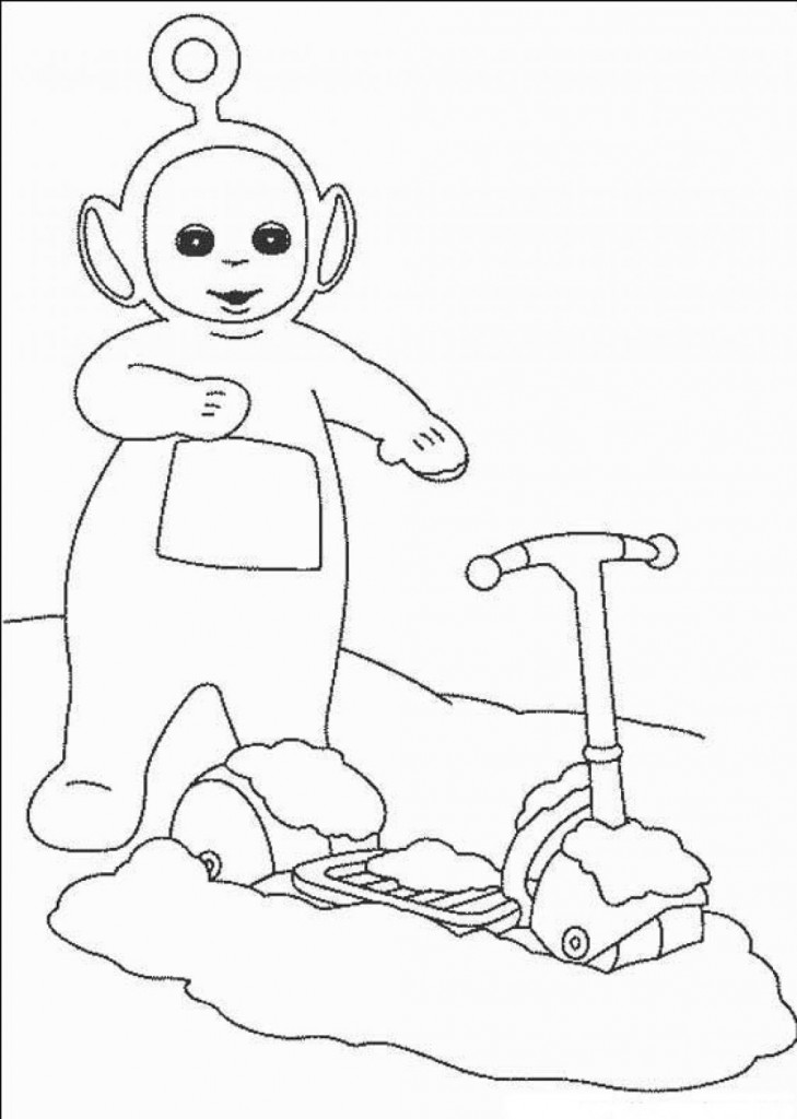 Free Printable Teletubbies Coloring Pages For Kids