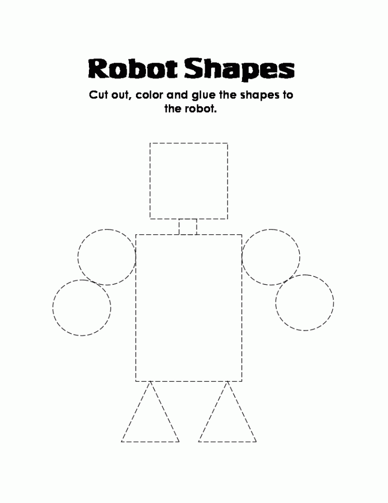 Free Printable Shapes Coloring Pages For Kids