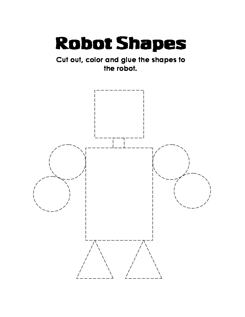 Free Shapes Coloring Pages, Printable and Worksheets to Print and Color.  Online Colouring Book. Printable Pages from KinderArt and KinderColor