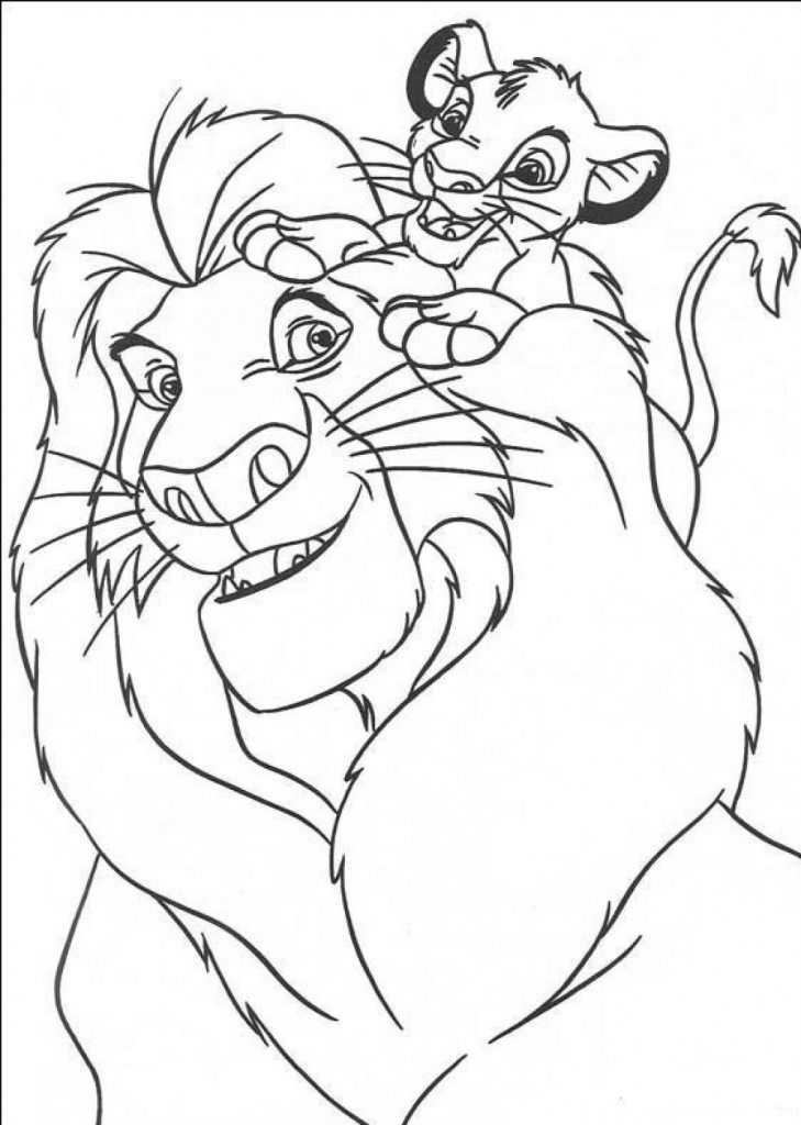 Simba Coloring Pages For Printable